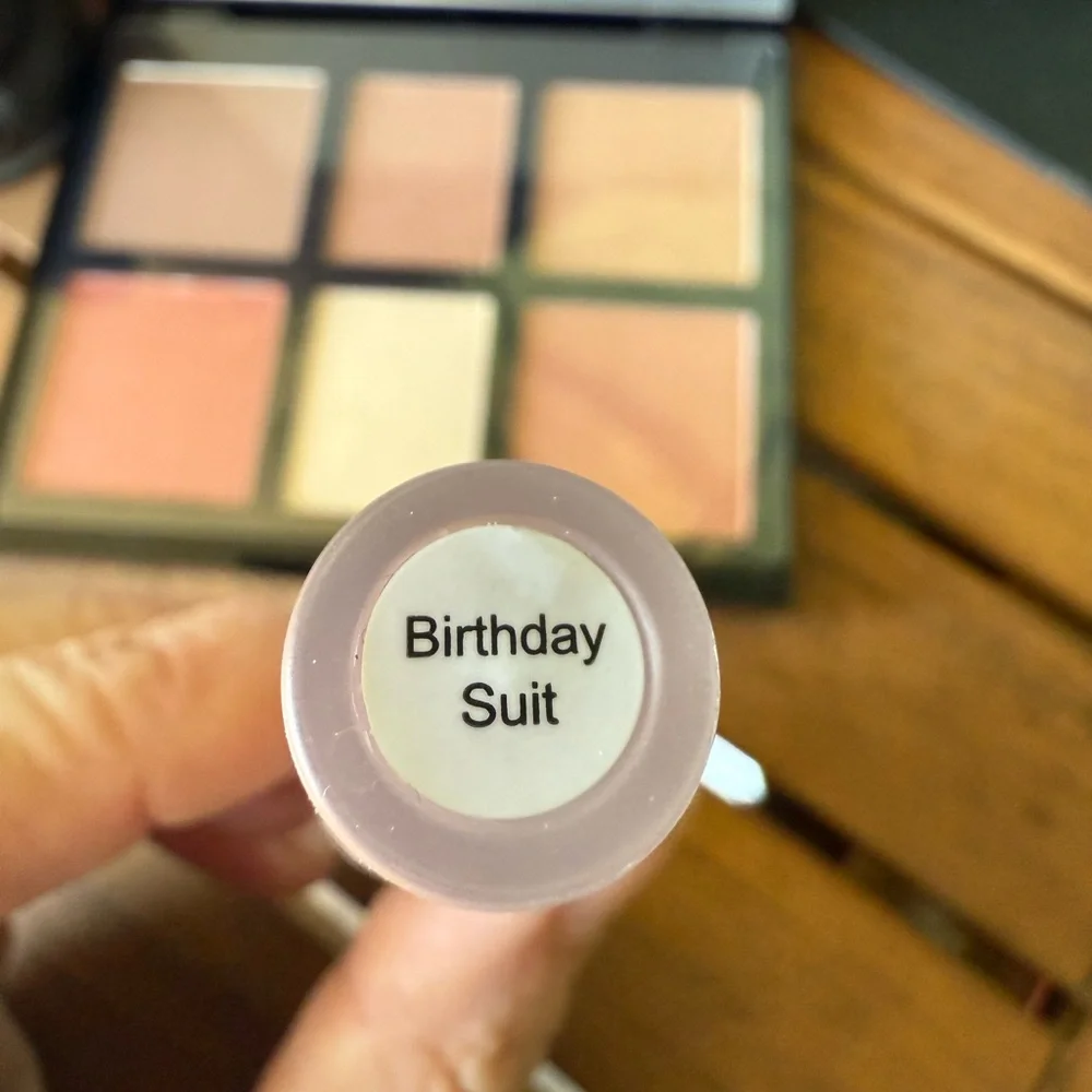 Pink Botanical Eyeshadow Palette and Give Then LaLa lippy in birthday suit